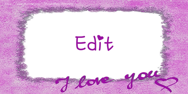Felicitari de dragoste - Edit I love you!