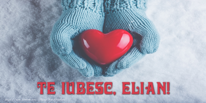 Felicitari de dragoste - ❤️❤️❤️ Inimioare | TE IUBESC, Elian!