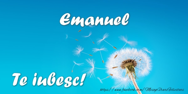 Felicitari de dragoste - Emanuel Te iubesc!