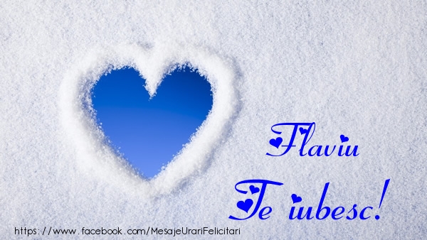 Felicitari de dragoste - Flaviu Te iubesc!