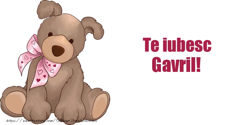 Felicitari de dragoste - Te iubesc Gavril!
