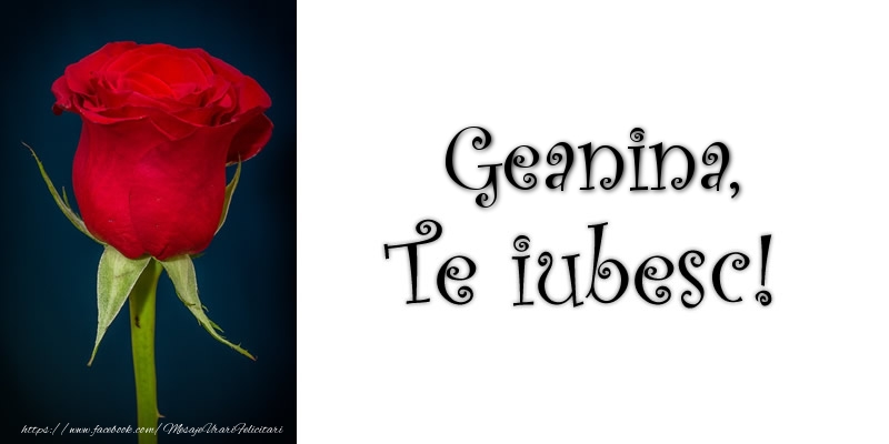 Felicitari de dragoste - Trandafiri | Geanina Te iubesc!