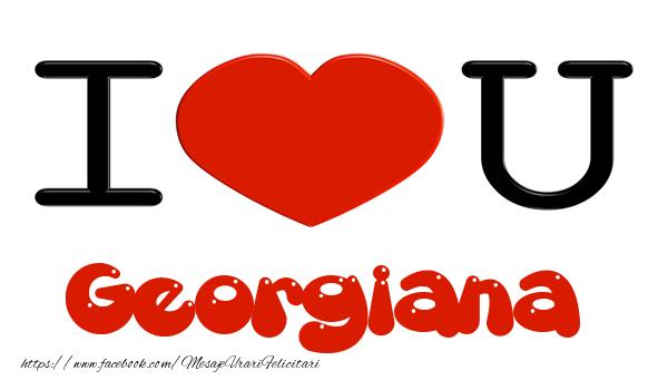 Felicitari de dragoste -  I love you Georgiana