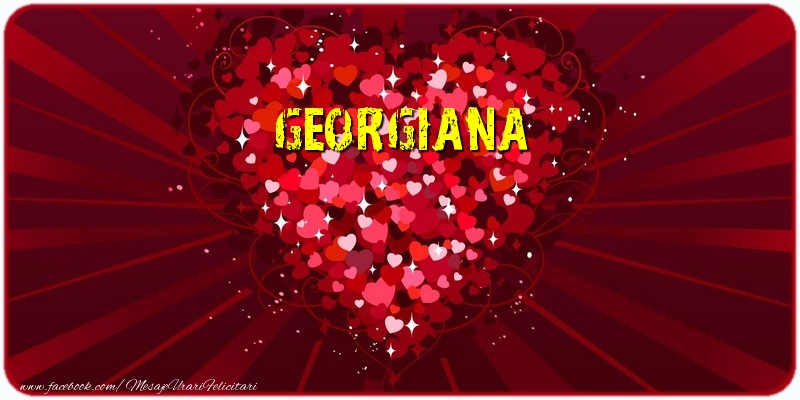 Felicitari de dragoste - Georgiana
