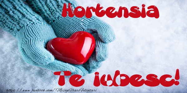 Felicitari de dragoste - ❤️❤️❤️ Inimioare | Hortensia Te iubesc!