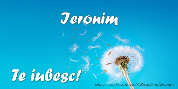 Felicitari de dragoste - Ieronim Te iubesc!
