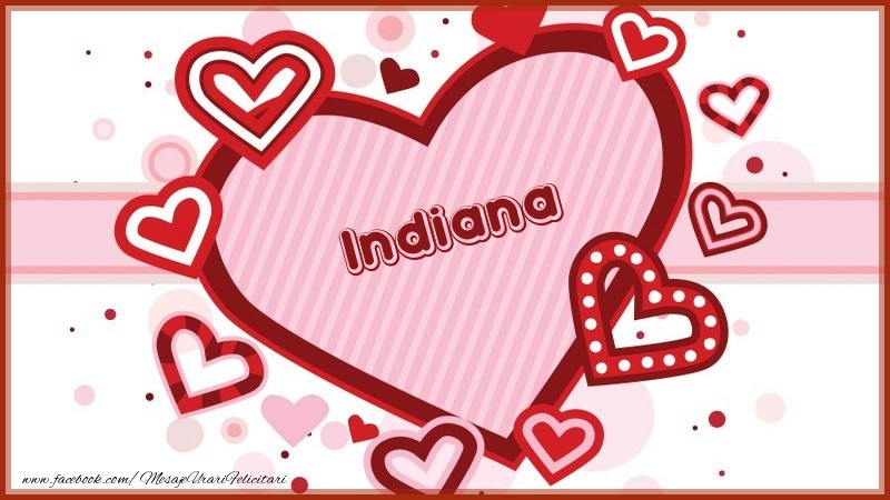 Felicitari de dragoste - Indiana