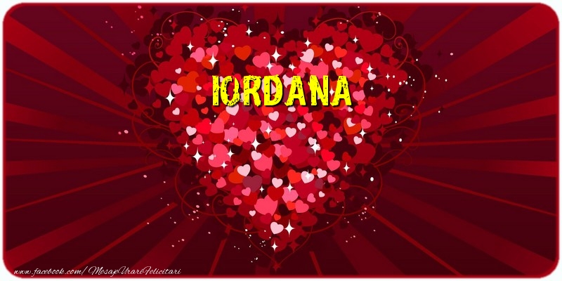 Felicitari de dragoste - Iordana
