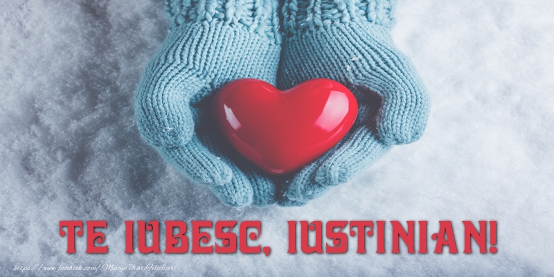 Felicitari de dragoste - TE IUBESC, Iustinian!