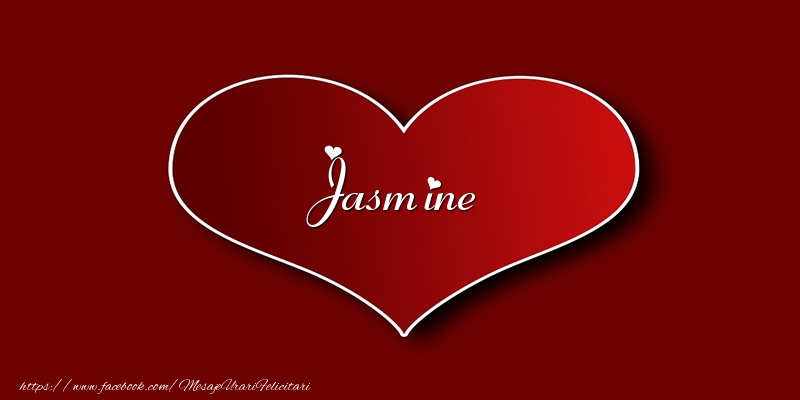 Felicitari de dragoste - Love Jasmine