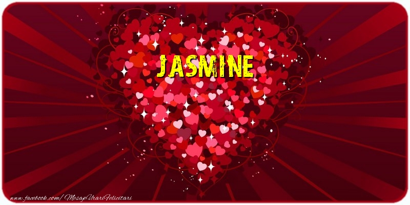 Felicitari de dragoste - Jasmine