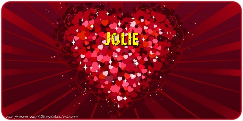 Felicitari de dragoste - Jolie