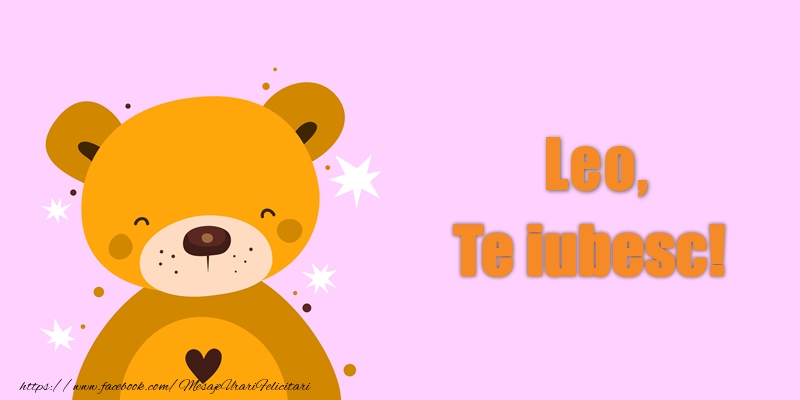 Felicitari de dragoste - Ursuleti | Leo Te iubesc!