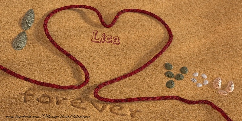 Felicitari de dragoste - Lica I love you, forever!