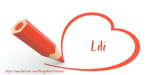 Felicitari de dragoste - Te iubesc Lili