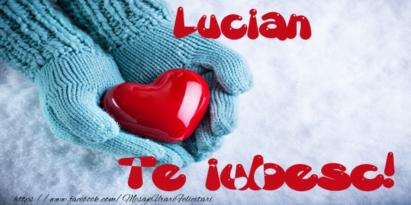 Felicitari de dragoste - Lucian Te iubesc!