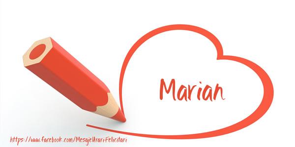 Felicitari de dragoste - Te iubesc Marian