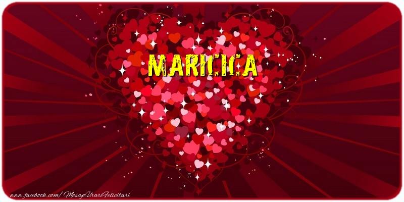 Felicitari de dragoste - Maricica