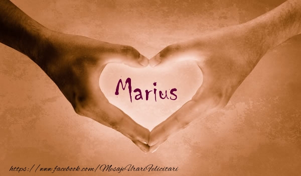 te iubesc marius Love Marius