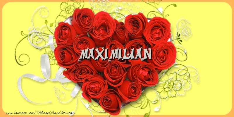 Felicitari de dragoste - ❤️❤️❤️ Inimioare & Trandafiri | Maximilian