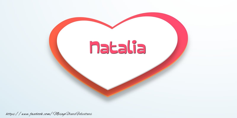 Felicitari de dragoste - Love Natalia