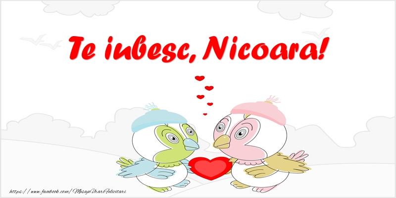 Felicitari de dragoste - Haioase | Te iubesc, Nicoara!