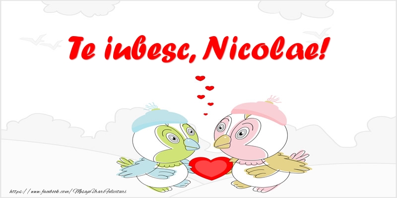 Felicitari de dragoste - Te iubesc, Nicolae!
