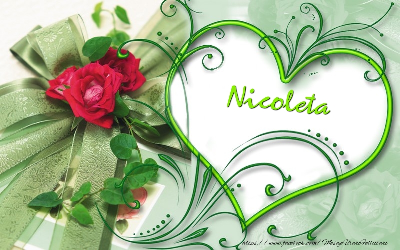 i love you nicoleta Nicoleta