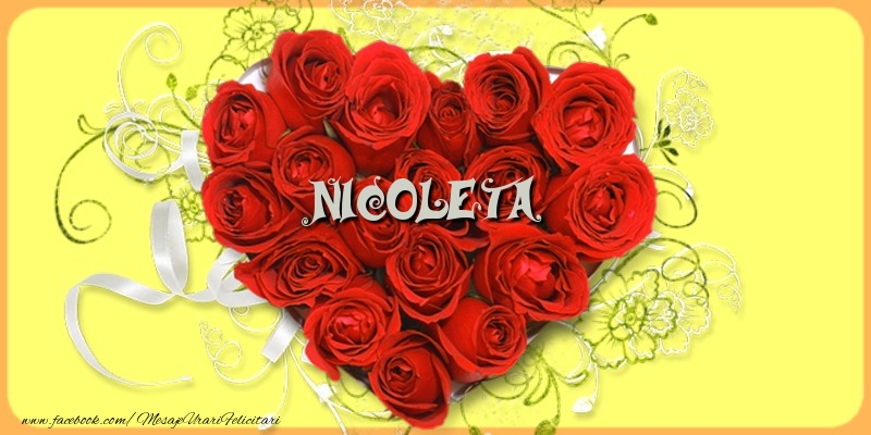 i love you nicoleta Nicoleta