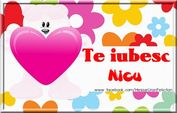 Felicitari de dragoste - Te iubesc Nicu