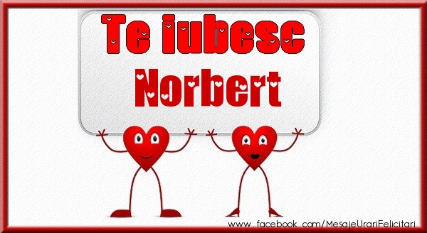 Felicitari de dragoste - Haioase | Te iubesc Norbert