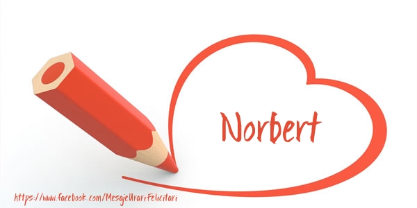 Felicitari de dragoste - Te iubesc Norbert
