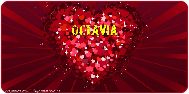 Felicitari de dragoste - Octavia