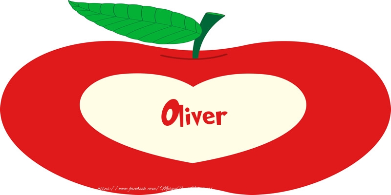 Felicitari de dragoste - O inima pentru Oliver