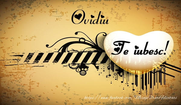 Felicitari de dragoste - Ovidiu Te iubesc