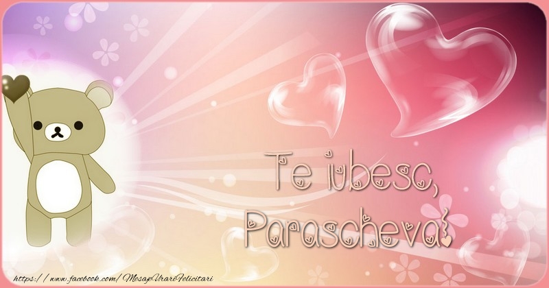 Felicitari de dragoste - ❤️❤️❤️ Inimioare & 1 Poza & Ramă Foto | Te iubesc, Parascheva!
