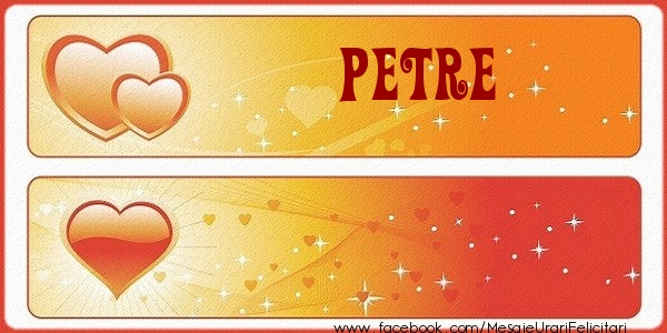 Felicitari de dragoste - Love Petre