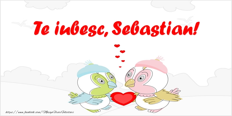 Felicitari de dragoste - Haioase | Te iubesc, Sebastian!