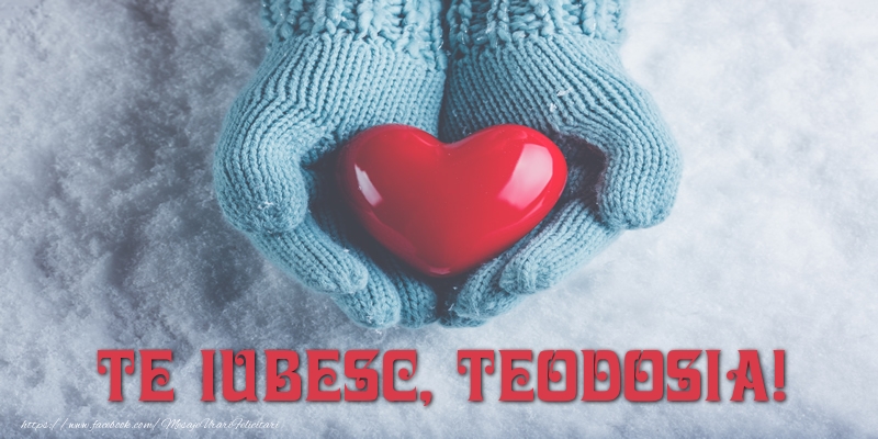 Felicitari de dragoste - TE IUBESC, Teodosia!