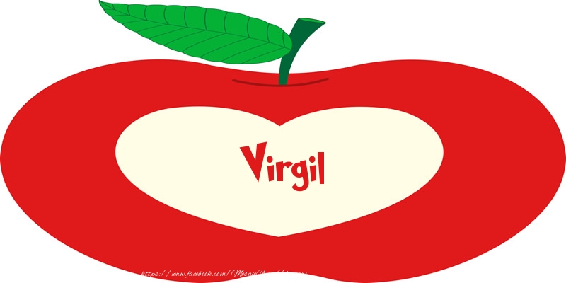 Felicitari de dragoste - O inima pentru Virgil
