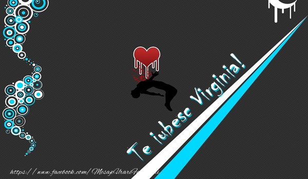 Felicitari de dragoste - Te iubesc Virginia!