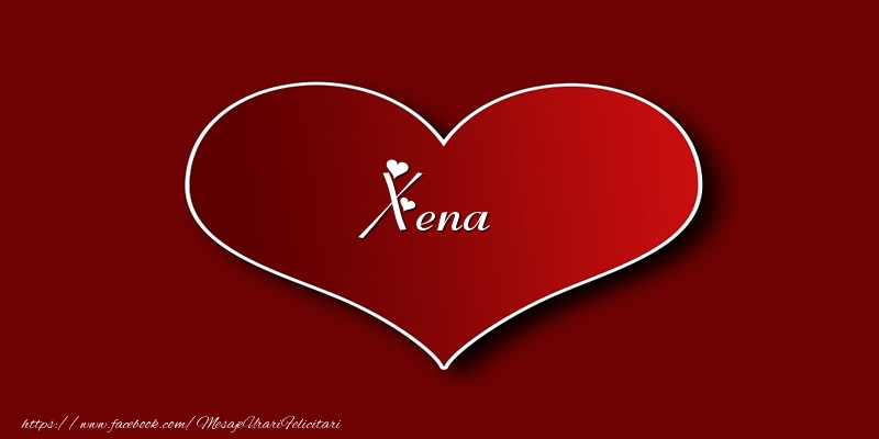 Felicitari de dragoste - Love Xena