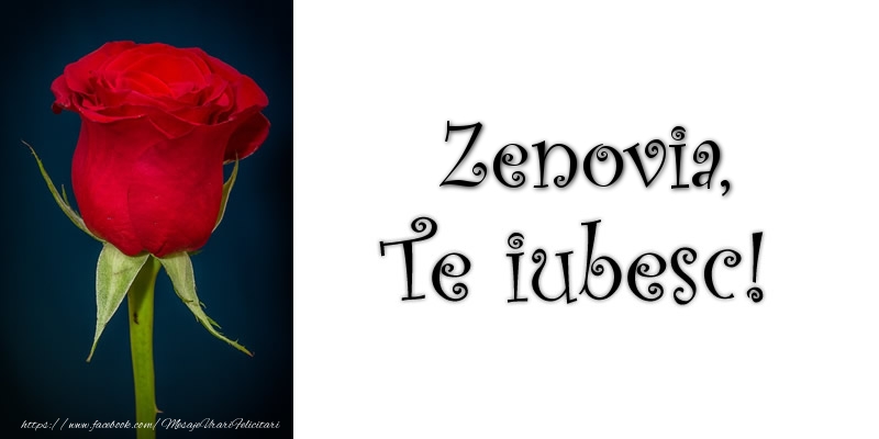 Felicitari de dragoste - Zenovia Te iubesc!