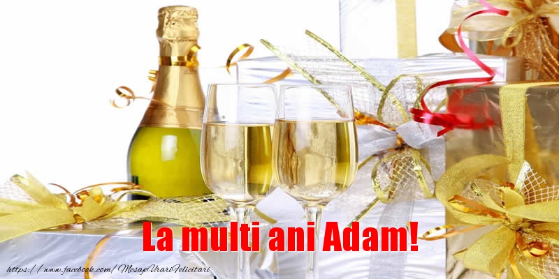 Felicitari de la multi ani - Sampanie | La multi ani Adam!