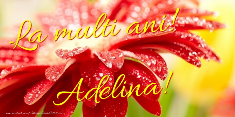 Felicitari de la multi ani - Flori | La multi ani! Adelina