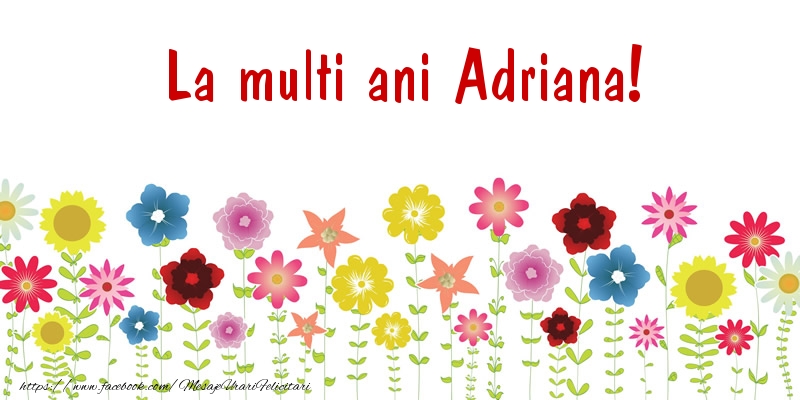 Felicitari de la multi ani - Confetti | La multi ani Adriana!