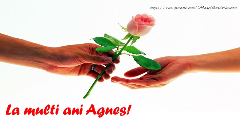Felicitari de la multi ani - Flori & Trandafiri | La multi ani Agnes!