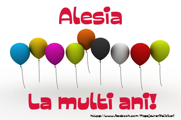 Felicitari de la multi ani - Baloane | Alesia La multi ani!