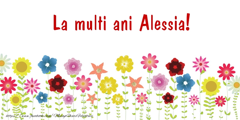 Felicitari de la multi ani - Confetti | La multi ani Alessia!
