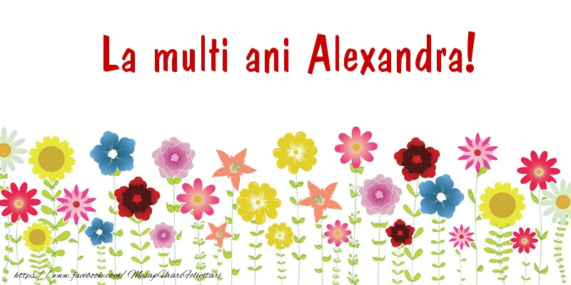 Felicitari de la multi ani - Confetti | La multi ani Alexandra!